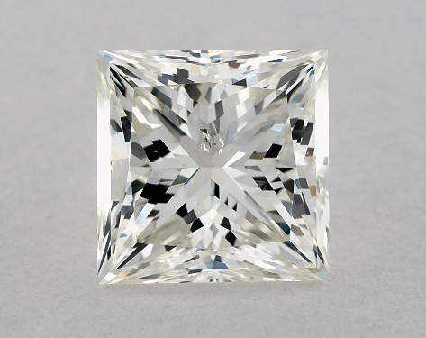 GIA 2.00 Carat J-SI2 Princess Cut Diamond