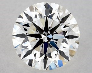 0.77 Carat H-VVS2 Excellent Cut Round Diamond