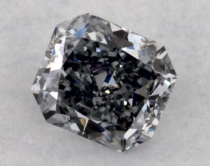 0.26 Carat Fancy Grayish Blue-SI1 Radiant Cut Diamond