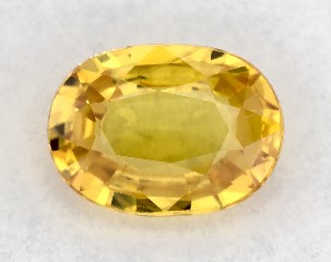 1.20 carat Oval Natural Yellow Sapphire
