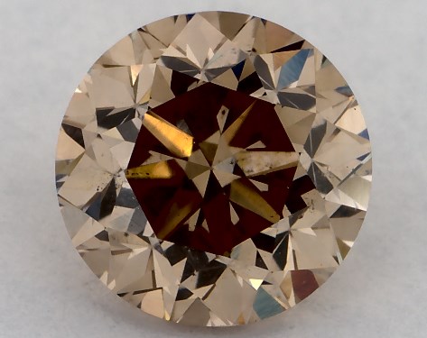 GIA 1.01 Carat Fancy Brown-SI1 Round Cut Diamond