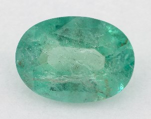 1.61 carat Oval Natural Green Emerald
