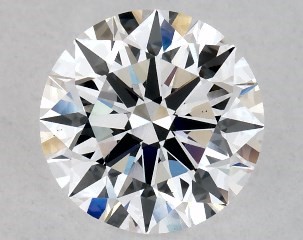 Lab-Created 1.01 Carat D-VS1 Excellent Cut Round Diamond
