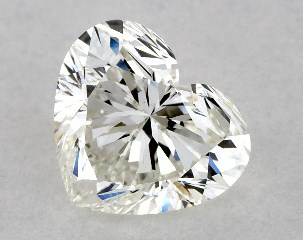 1.01 Carat H-SI1 Heart Shaped Diamond