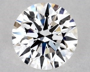 0.38 Carat E-VVS1 Excellent Cut Round Diamond