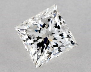 0.31 Carat F-SI1 Princess Cut Diamond