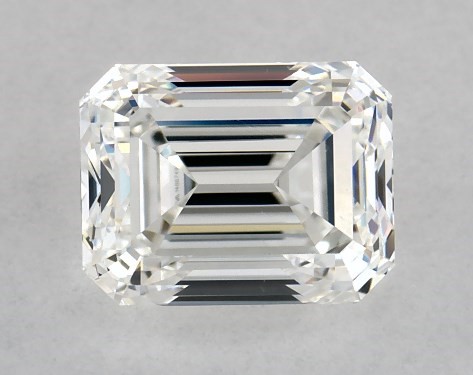 GIA 1.00 Carat G-VS1 Very Good Cut Emerald Diamond