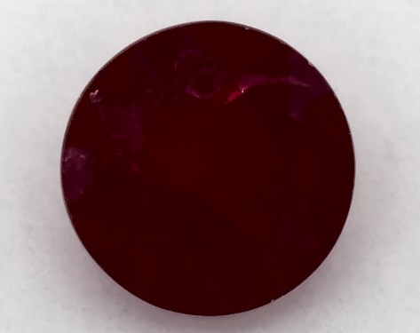 2.09 Carat Round Natural Ruby