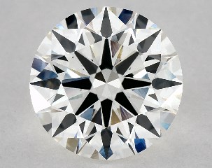 Lab-Created 2.07 Carat I-VS1 Excellent Cut Round Diamond