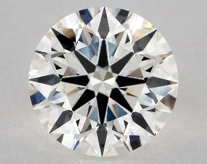 Lab-Created 2.31 Carat I-VVS2 Excellent Cut Round Diamond