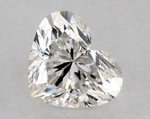 1.00 Carat H-SI1 Heart Shaped Diamond