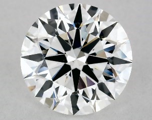 Lab-Created 2.09 Carat F-VS2 Excellent Cut Round Diamond