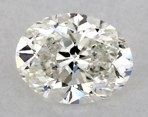 1.00 Carat I-SI1 Oval Cut Diamond