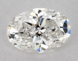 1.00 Carat H-VS2 Oval Cut Diamond