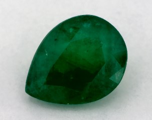 1.04 carat Pear Natural Green Emerald