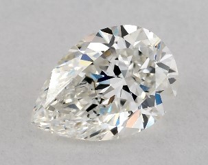 1.00 Carat H-VS2 Pear Shaped Diamond
