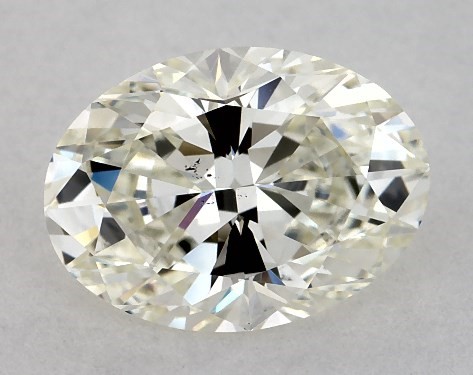 GIA 1.50 Carat K-SI1 Good Cut Oval Diamond