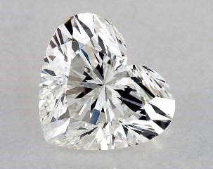 1.00 Carat H-SI1 Heart Shaped Diamond