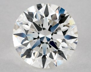 Lab-Created 2.01 Carat G-VS1 Excellent Cut Round Diamond
