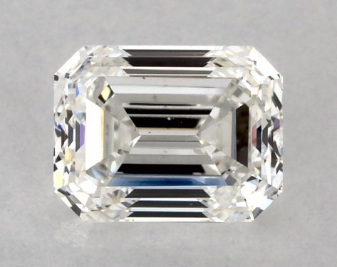 GIA 1.00 Carat H-VS2 Emerald Cut Diamond