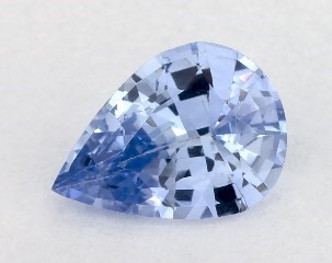 0.80 carat Pear Natural Blue Sapphire
