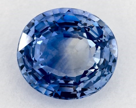 2.02 Carat Oval Natural Blue Sapphire