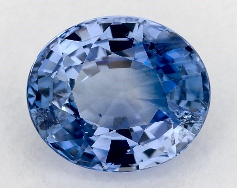 2.00 Carat Oval Natural Blue Sapphire