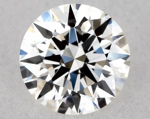 0.24 Carat H-VVS1 Excellent Cut Round Diamond