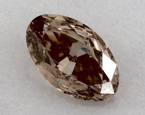 GIA 1.20 Carat Fancy Brown Orange-VS2 Oval Cut Diamond