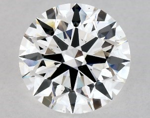 Lab-Created 2.09 Carat F-SI1 Excellent Cut Round Diamond