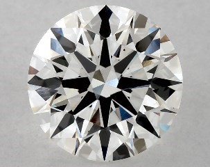 Lab-Created 2.07 Carat G-VS2 Excellent Cut Round Diamond