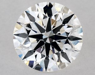 Lab-Created 2.07 Carat G-VS2 Excellent Cut Round Diamond