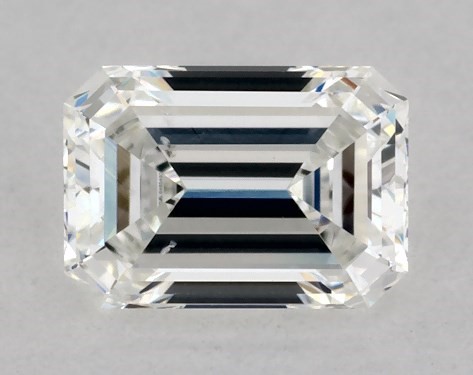 GIA 0.35 Carat F-SI1 Good Cut Emerald Diamond