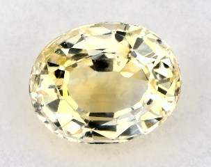 0.75 carat Oval Natural Yellow Sapphire