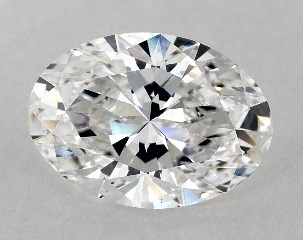 Lab-Created 1.51 Carat E-VS1 Oval Cut Diamond