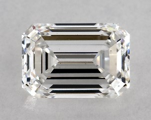 Lab-Created 1.54 Carat E-VS1 Emerald Cut Diamond