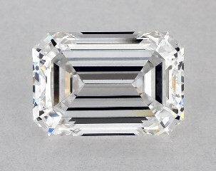 Lab-Created 1.55 Carat E-VS1 Emerald Cut Diamond