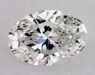 Lab-Created 1.52 Carat E-VS1 Oval Cut Diamond