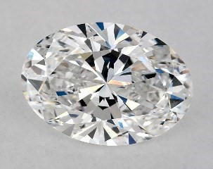 Lab-Created 1.52 Carat E-VS1 Oval Cut Diamond