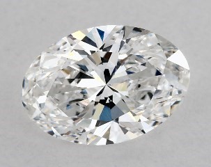 Lab-Created 1.52 Carat E-VS1 Oval Cut Diamond