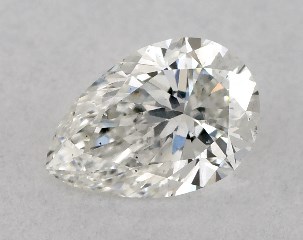 0.32 Carat F-SI1 Pear Shaped Diamond