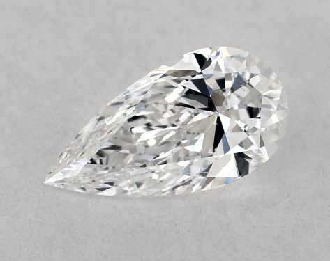 GIA 0.30 Carat E-SI1 Ideal Cut Pear Diamond