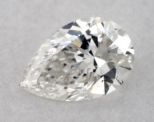 0.30 Carat F-SI1 Pear Shaped Diamond