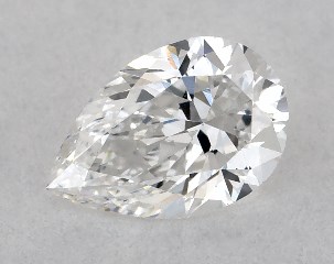 0.30 Carat E-SI1 Pear Shaped Diamond