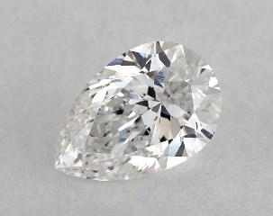 0.31 Carat E-SI1 Pear Shaped Diamond