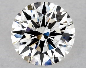 Lab-Created 2.08 Carat F-SI1 Excellent Cut Round Diamond