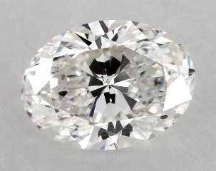 1.00 Carat F-VS2 Oval Cut Diamond