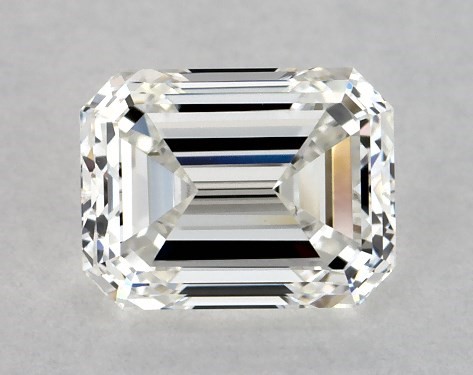 GIA 1.00 Carat H-VS1 Emerald Cut Diamond