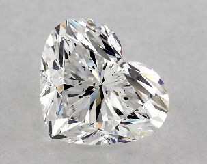 1.00 Carat F-SI1 Heart Shaped Diamond