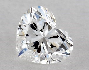 0.32 Carat E-SI1 Heart Shaped Diamond
